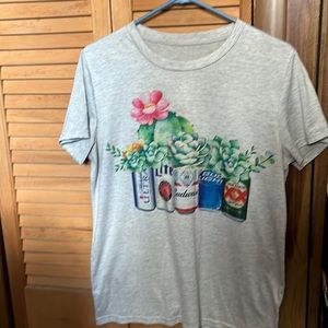 Succulent Beer Tee - Large